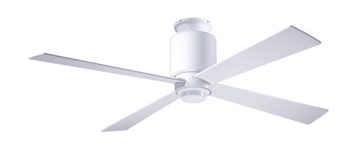 Lapa Flush 50''Ceiling Fan in Gloss White (201|LAP-FM-GW-50-WH-NL-002)