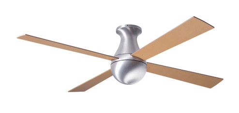 Ball Flush 42''Ceiling Fan in Brushed Aluminum (201|BAL-FM-BA-42-MP-NL-004)