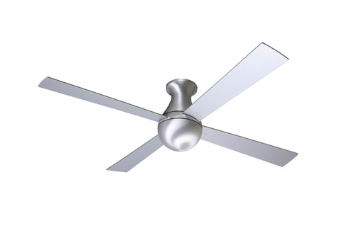 Ball Flush 42''Ceiling Fan in Brushed Aluminum (201|BAL-FM-BA-42-AL-NL-002)