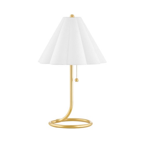 Martha One Light Table Lamp in Aged Brass (428|HL653201-AGB)