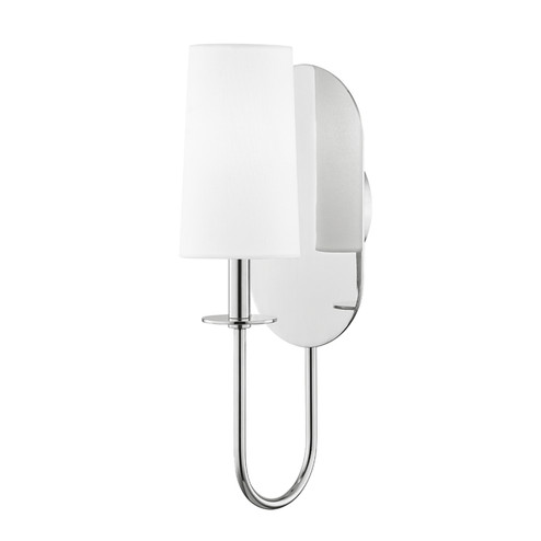 Lara One Light Wall Sconce in Polished Nickel (428|H395101-PN)