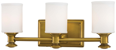 Harbour Point Three Light Bath in Liberty Gold (7|5173-249)