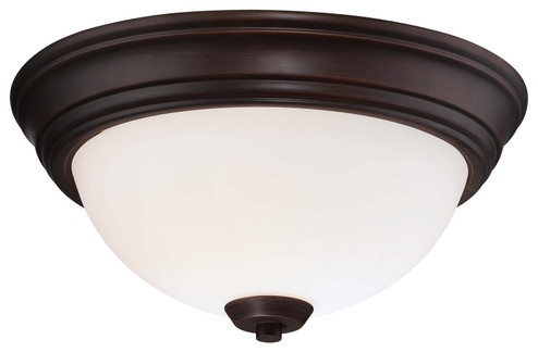 Overland Park Two Light Flush Mount in Vintage Bronze (7|4960-284)