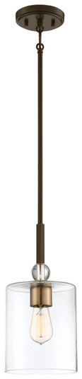 Studio 5 One Light Mini Pendant in Painted Bronze W/Natural Brush (7|3089-416)