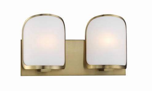 Bishop Crossing Bath Two Light Bath in Soft Brass (7|2452-695)