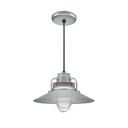 R Series One Light Pendant in Galvanized (59|RRRC14-GA)