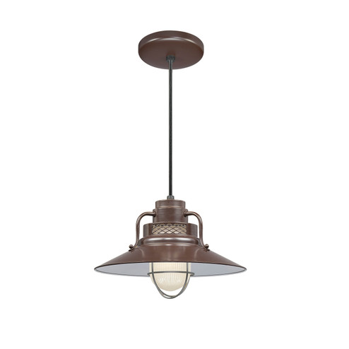 R Series One Light Pendant in Architectural Bronze (59|RRRC14-ABR)