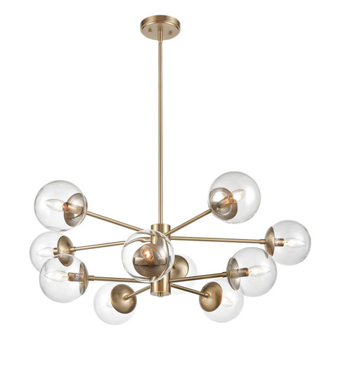 Avell Ten Light Chandelier in Modern Gold (59|8150-MG)