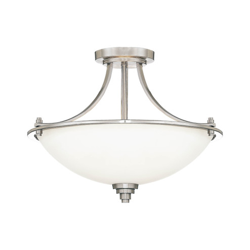 Bristo Three Light Pendant in Satin Nickel (59|7263-SN)