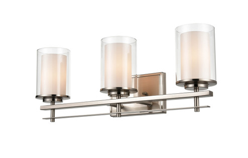 Huderson Three Light Wall Sconce in Brushed Nickel (59|5503-BN)