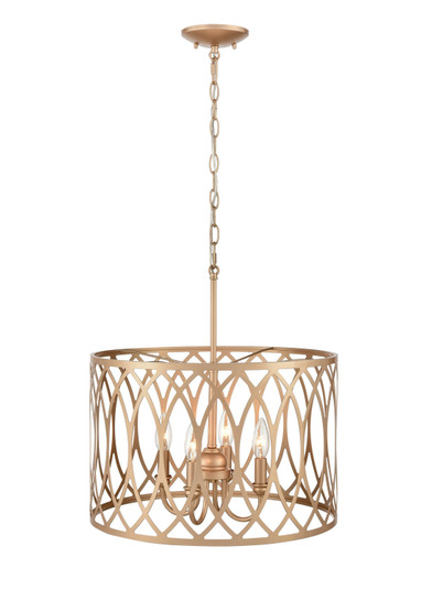 Arelyn Four Light Pendant in Painted Modern Gold (59|4214-PMG)
