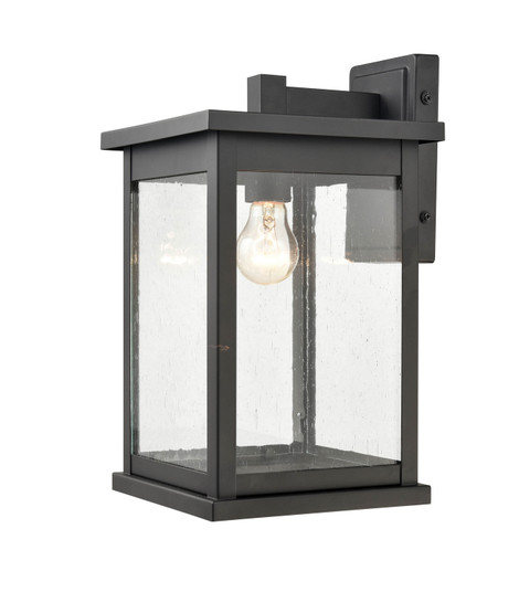 Bowton One Light Outdoor Hanging Lantern in Powder Coat Black (59|4121-PBK)