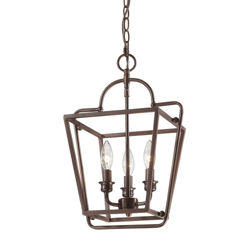 Three Light Pendant in Rubbed Bronze (59|3236-RBZ)