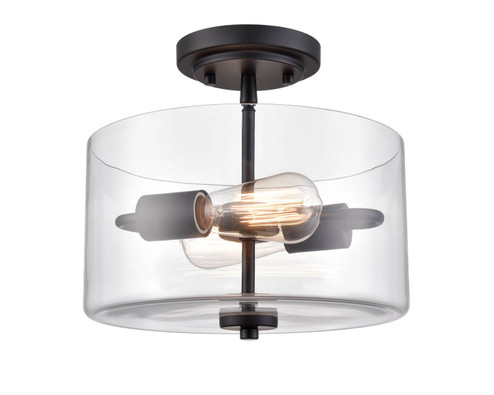 Verlana Two Light Semi-Flush Mount in Matte Black (59|2710-MB)