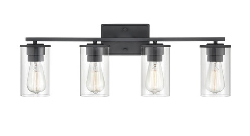 Verlana Four Light Vanity in Matte Black (59|2704-MB)