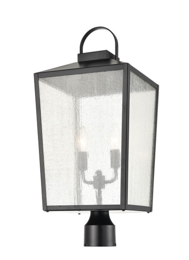 Devens Two Light Outdoor Post Lantern in Powder Coated Black (59|2654-PBK)