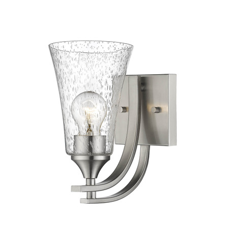 Natalie One Light Wall Sconce in Satin Nickel (59|1491-SN)