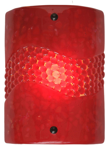 Metro Fusion One Light Wall Sconce in Red/Red Pebbles (57|98910)