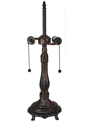 Footed Base Two Light Table Base Hardware in Mahogany Bronze (57|98881)
