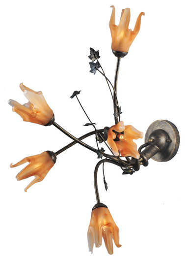 Blossoming Tigerlily Five Light Wall Sconce in Antique,French Bronzed (57|82751)