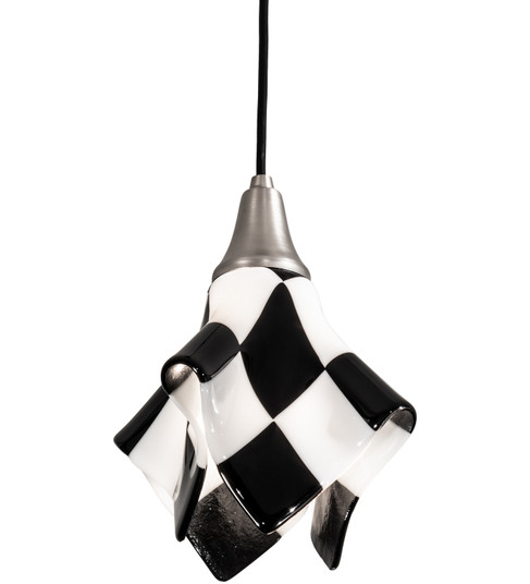 Handkerchief One Light Mini Pendant in Brushed Nickel (57|82474)