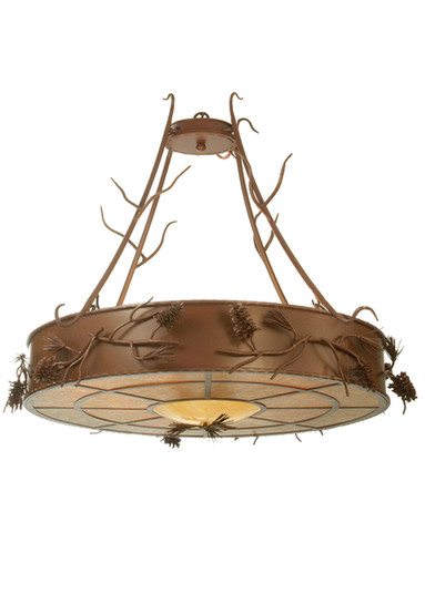 Woodland Pine Eight Light Pendant in Rust (57|81788)