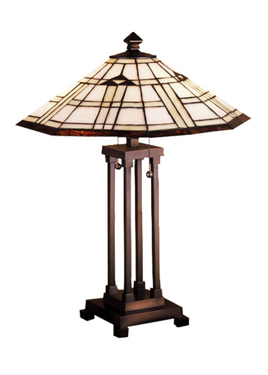 Arrowhead Mission Two Light Table Lamp in Antique Copper (57|50281)