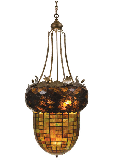 Greenbriar Oak Three Light Pendant in Antique Copper (57|47611)