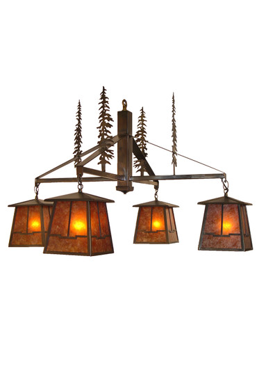 Tall Pines Four Light Chandelier in Antique Copper (57|32698)