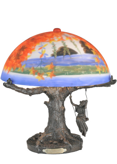 Maxfield Parrish Two Light Table Lamp in Antique Copper (57|32108)