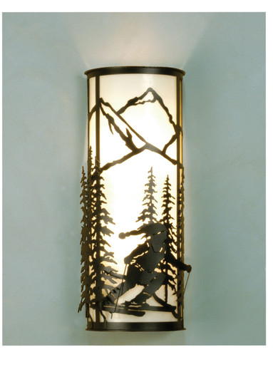 Alpine Two Light Wall Sconce in Black Metal (57|31515)