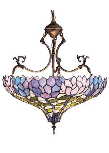 Wisteria Three Light Inverted Pendant in Antique Nickel (57|30450)