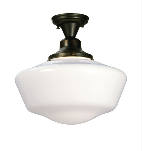 Revival One Light Semi-Flushmount in Craftsman Brown (57|30268)