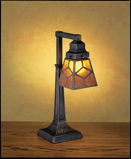 Diamond Craftsman One Light Desk Lamp in Amber (57|27881)