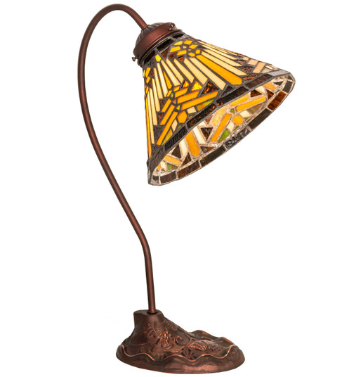 Nuevo Mission One Light Desk Lamp in Mahogany Bronze (57|247794)