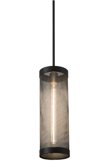 Cilindro Cage Nine Light Pendant in Wrought Iron (57|246528)