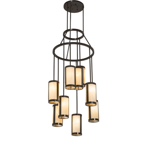 Cartier Nine Light Chandelier in Timeless Bronze (57|246501)