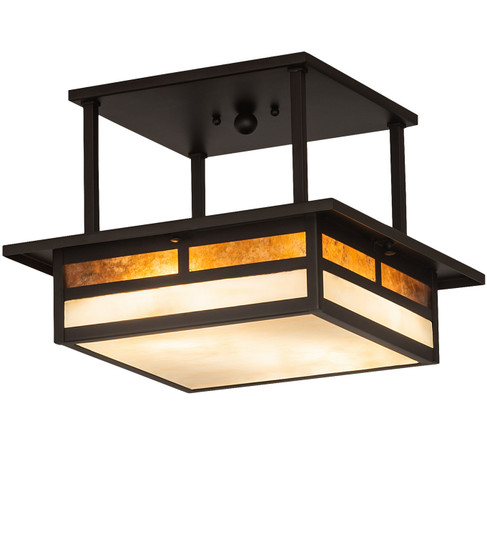 Hyde Park Two Light Flushmount in Oil Rubbed Bronze (57|243048)