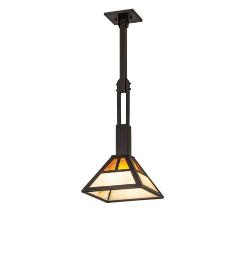 T'' Mission'' One Light Pendant in Oil Rubbed Bronze (57|242428)