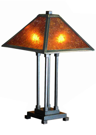 Sutter Two Light Table Lamp in Antique Copper (57|24217)