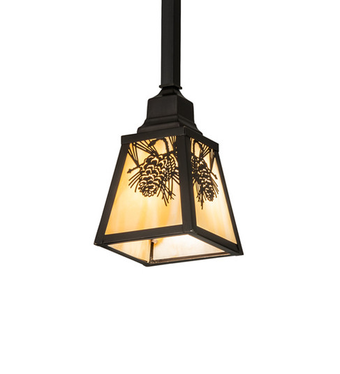 Winter Pine One Light Mini Pendant in Craftsman Brown (57|239256)