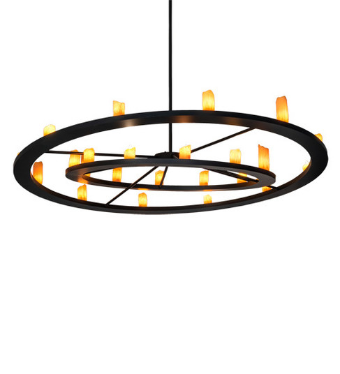 Donner 24 Light Chandelier in Black Metal (57|237793)