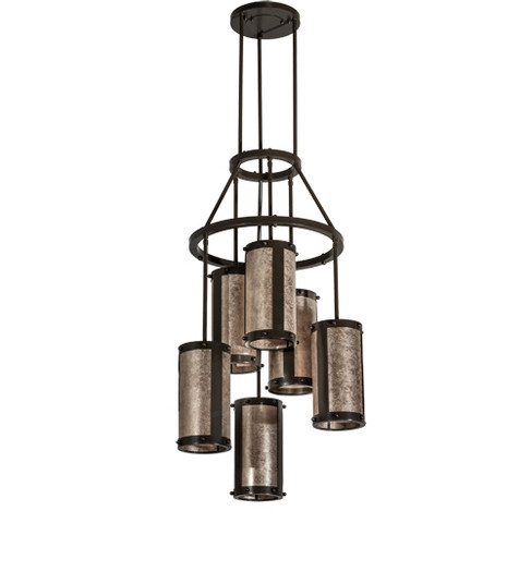 Cartier Six Light Chandelier in Timeless Bronze (57|233898)