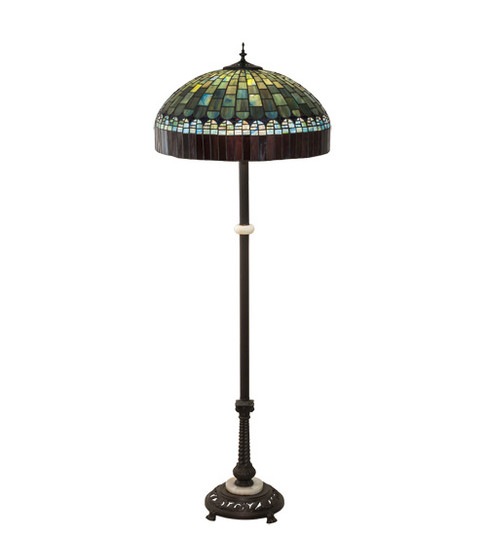 Tiffany Candice Three Light Floor Lamp in Mahogany Bronze (57|229127)