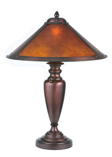 Sutter Table Lamp in Amber Mica Mahogany (57|22700)