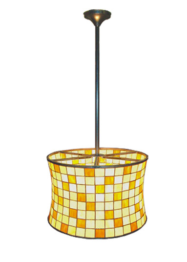 Hilton Barrel Two Light Pendant in Craftsman Brown (57|21986)