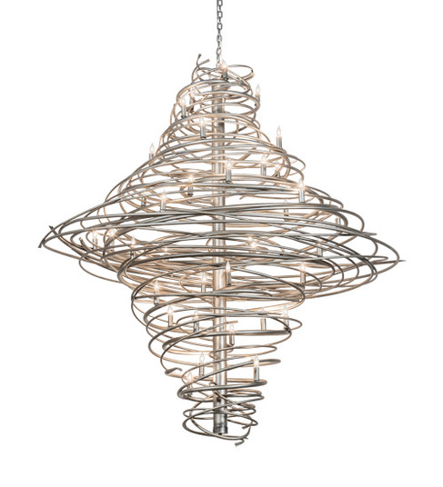 Cyclone 36 Light Chandelier in Steel (57|219352)