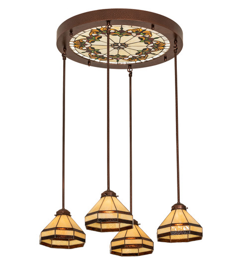 Middleton Four Light Pendant in Copper Vein (57|213752)