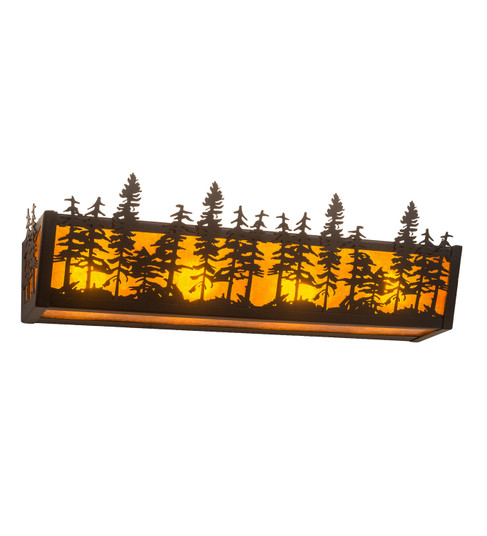 Tall Pines Four Light Vanity in Black Metal (57|213436)