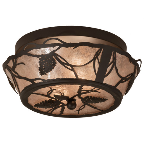 Whispering Pines Two Light Flushmount in Oil Rubbed Bronze (57|211891)